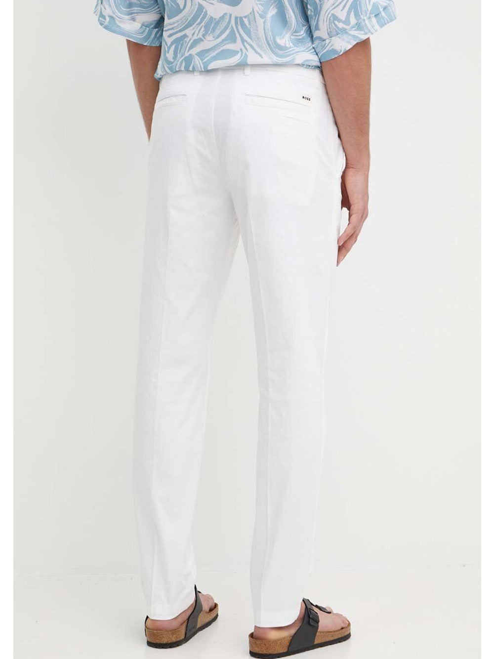 Pantalone Chino Hugo Boss da Uomo - Bianco