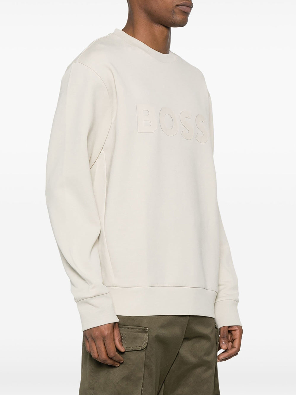 Felpa Hugo Boss da Uomo - Beige