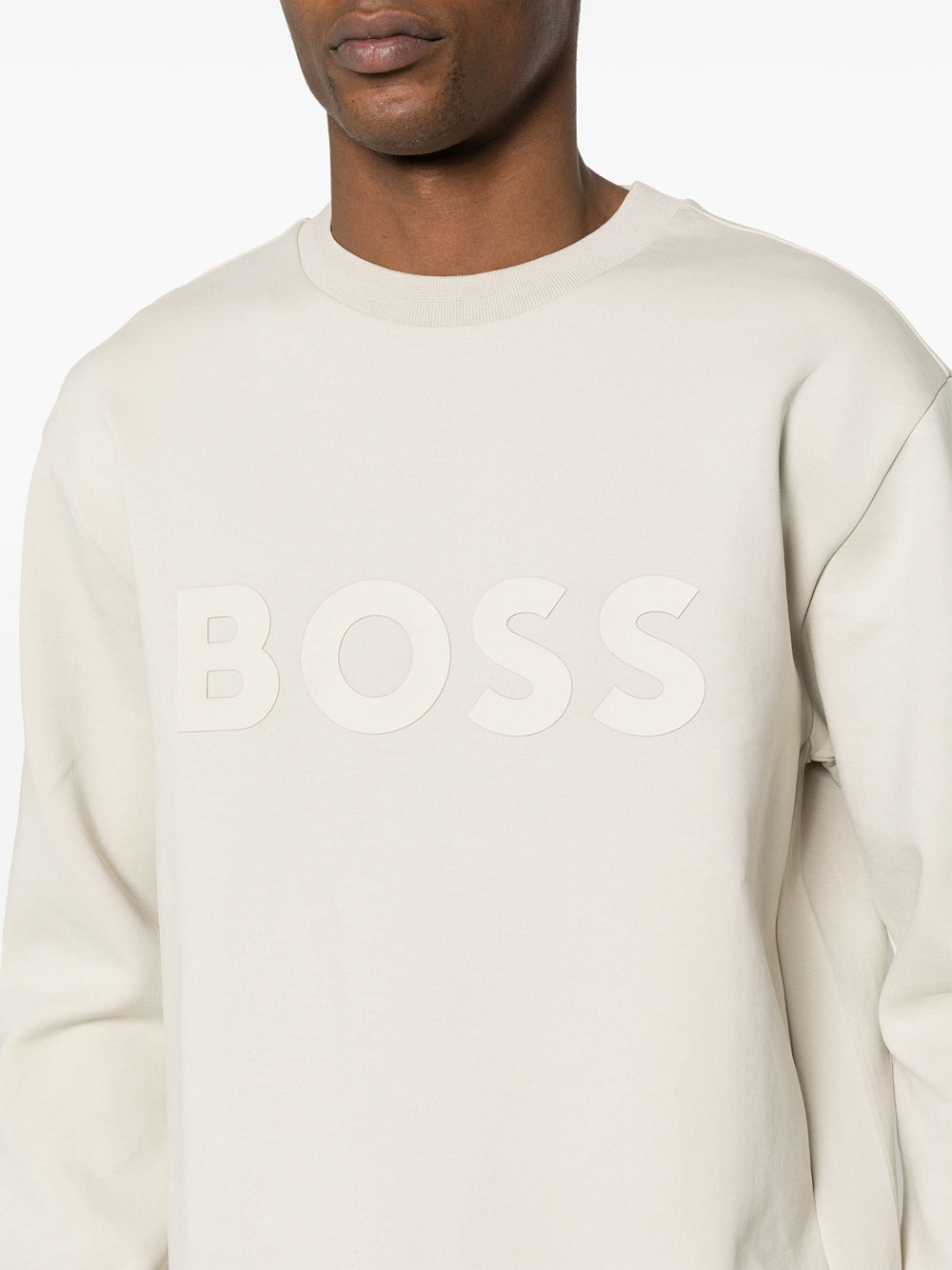 Felpa Hugo Boss da Uomo - Beige