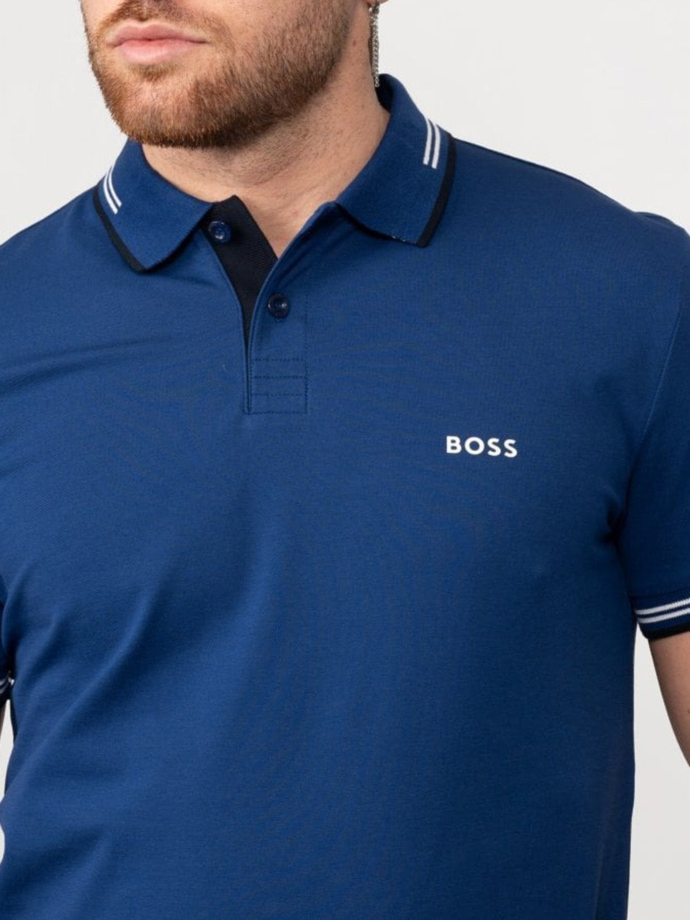 Polo Hugo Boss da Uomo - Blu