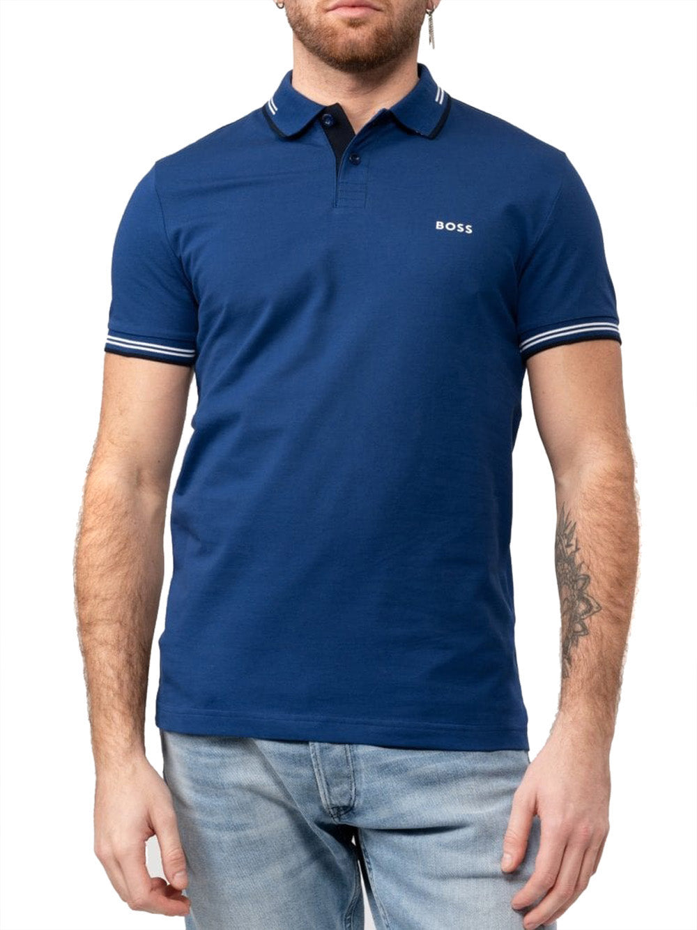 Polo Hugo Boss da Uomo - Blu