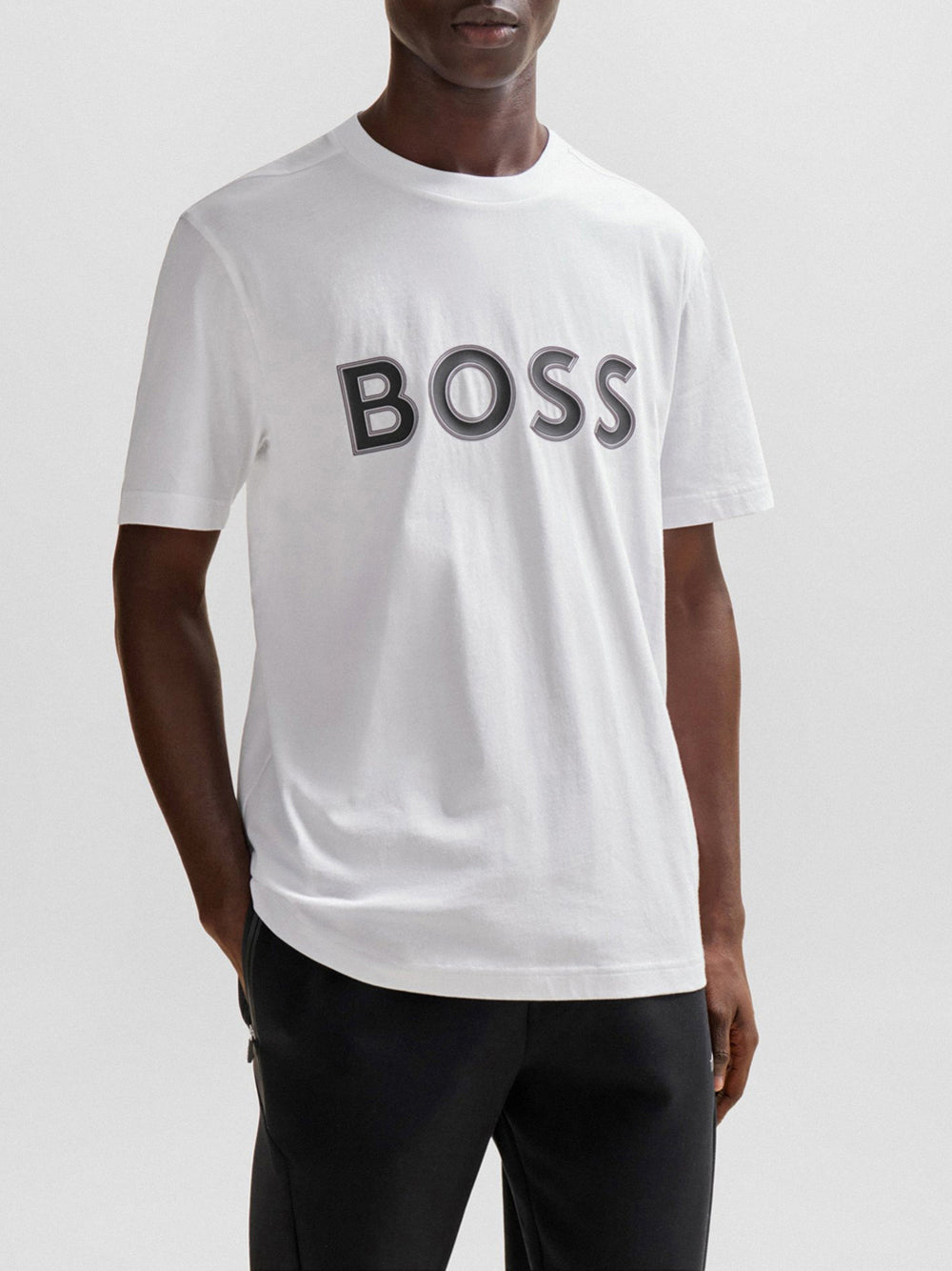 T-shirt Hugo Boss da Uomo - Bianco