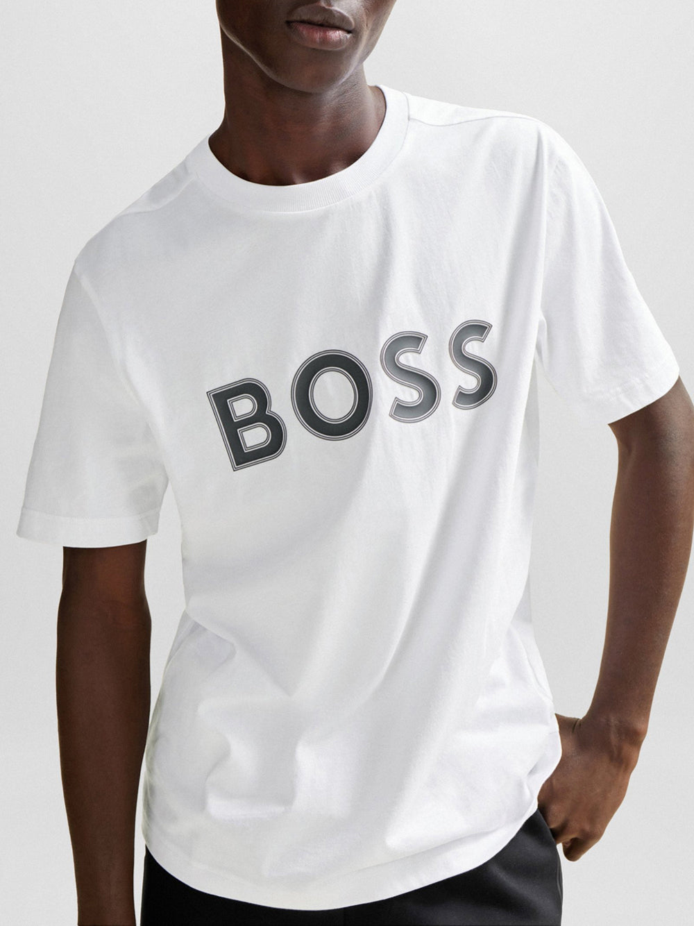 T-shirt Hugo Boss da Uomo - Bianco