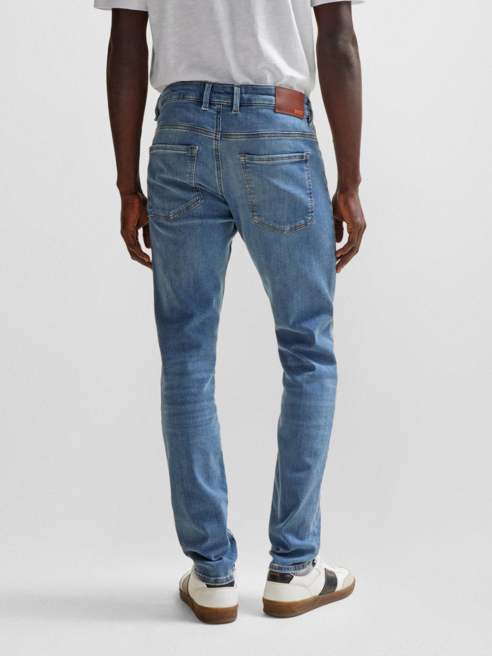 Jeans Slim Hugo Boss da Uomo - Blu Denim