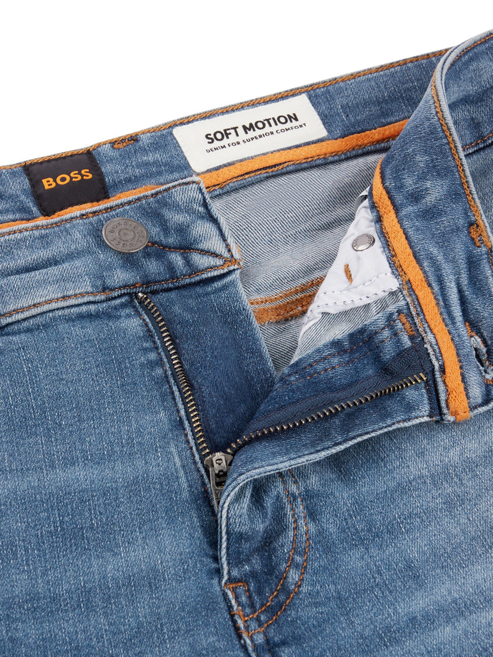 Jeans Slim Hugo Boss da Uomo - Blu Denim