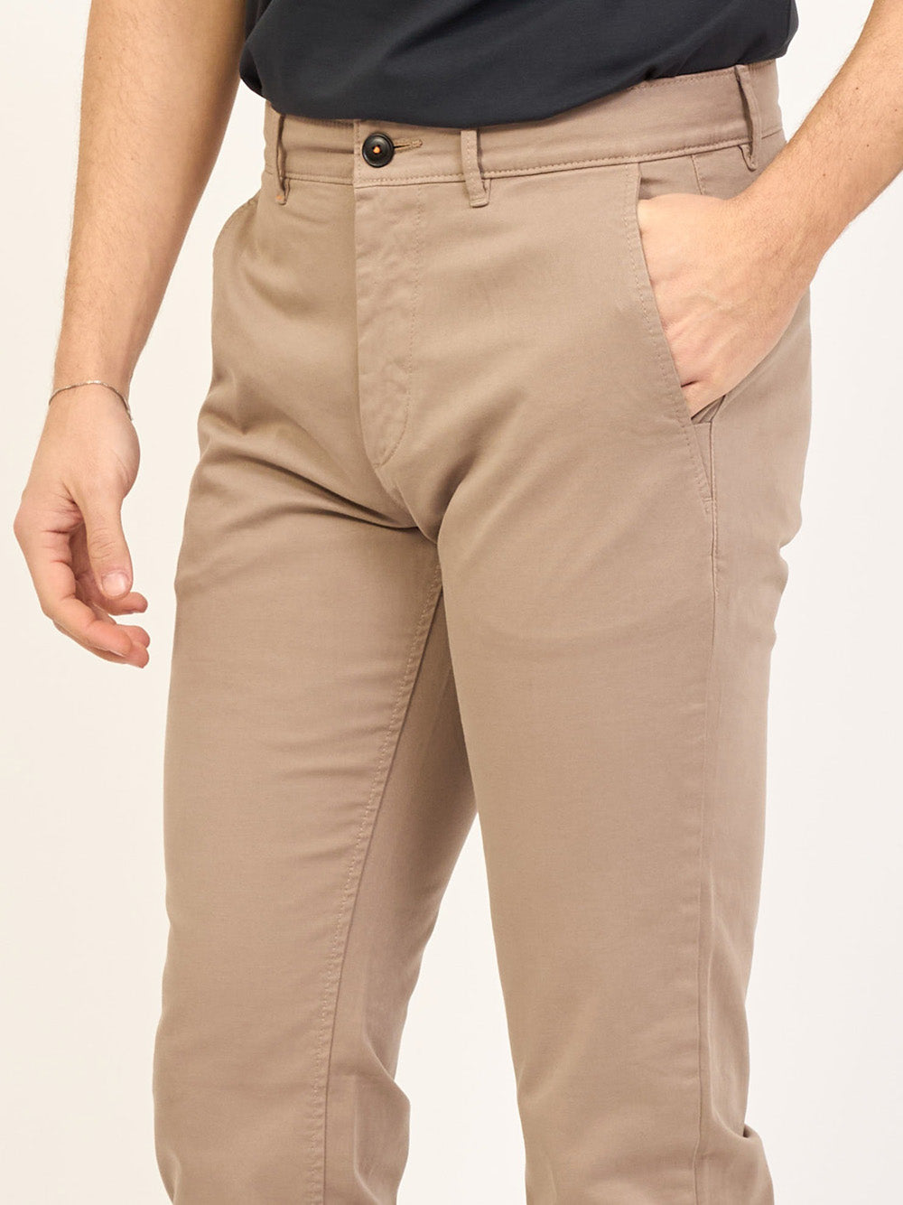 Pantalone Chino Hugo Boss da Uomo - Marrone