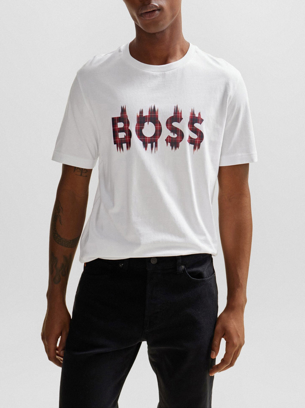 T-shirt Hugo Boss da Uomo - Bianco