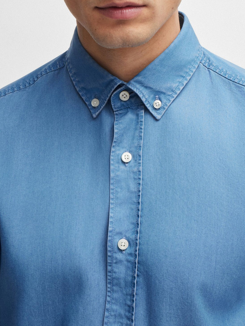 Camicia Jeans Hugo Boss da Uomo - Denim