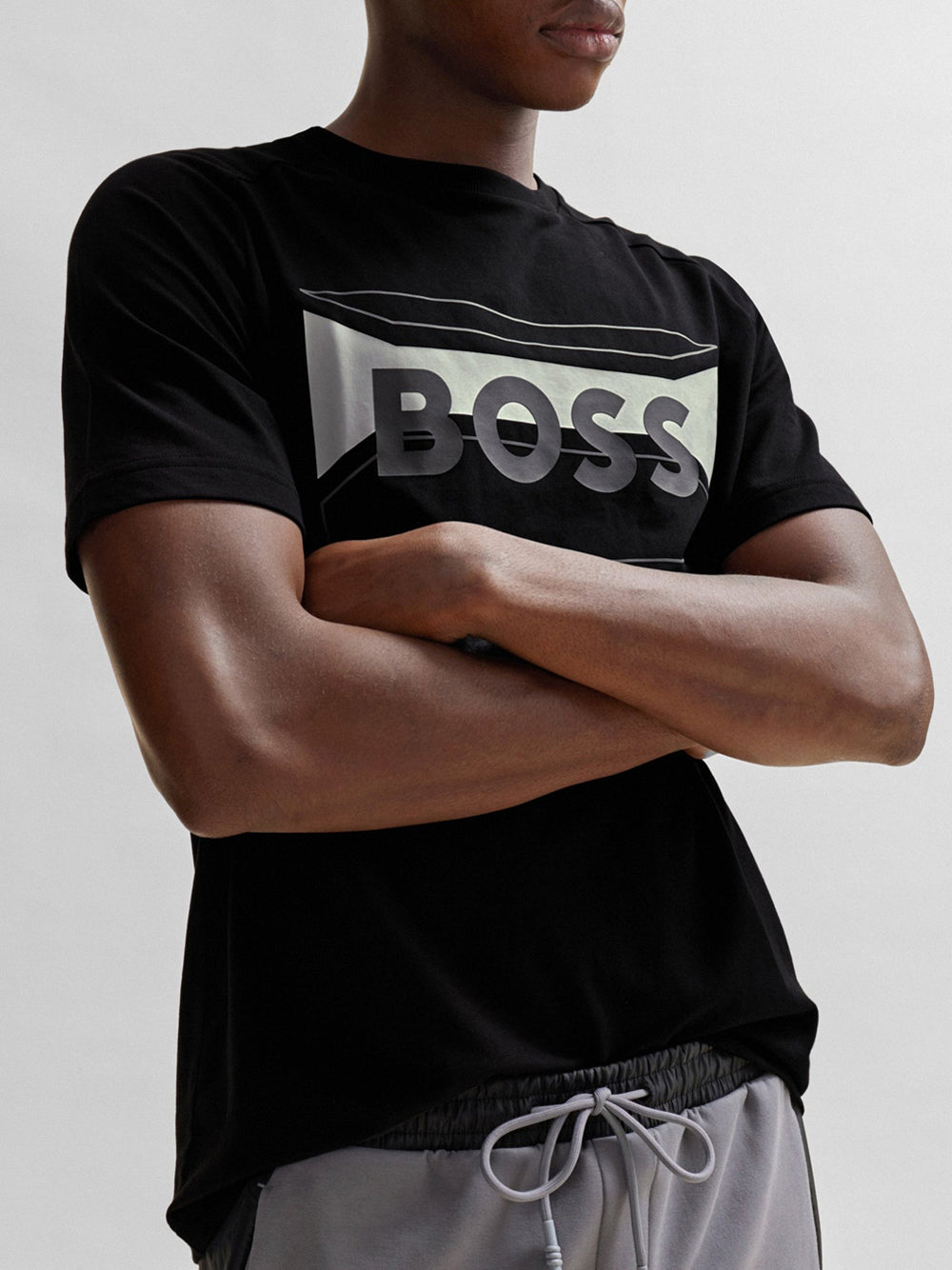 T-shirt Hugo Boss da Uomo - Nero