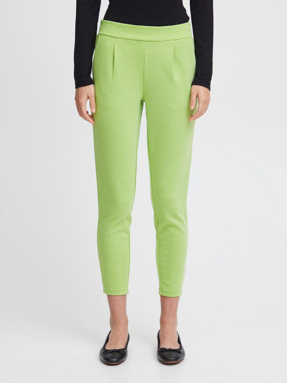 Pantalone Capri Ichi da Donna - Verde