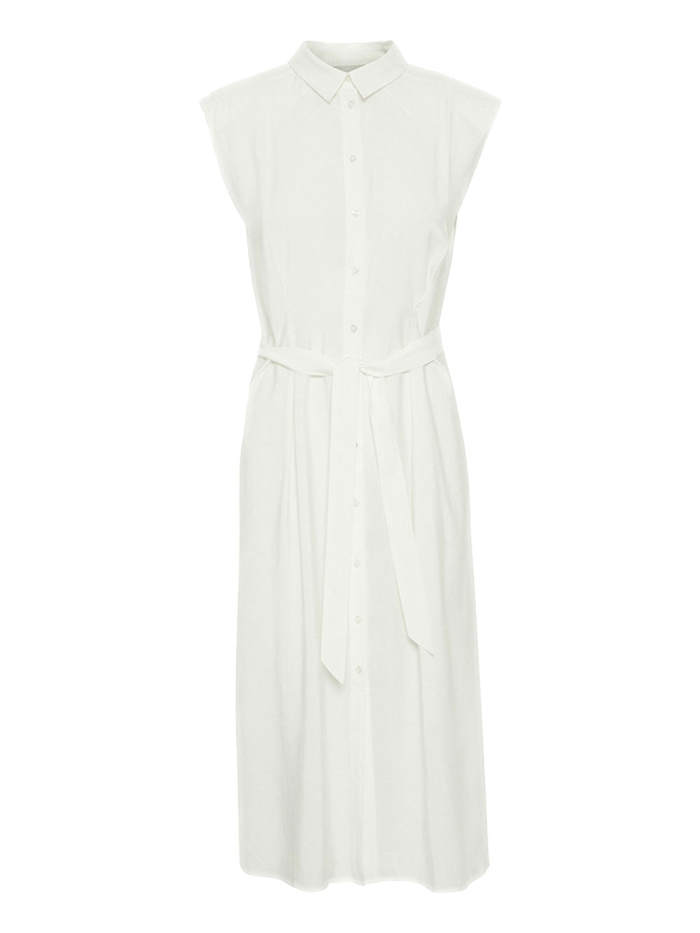 Vestito Midi Ichi da Donna - Bianco