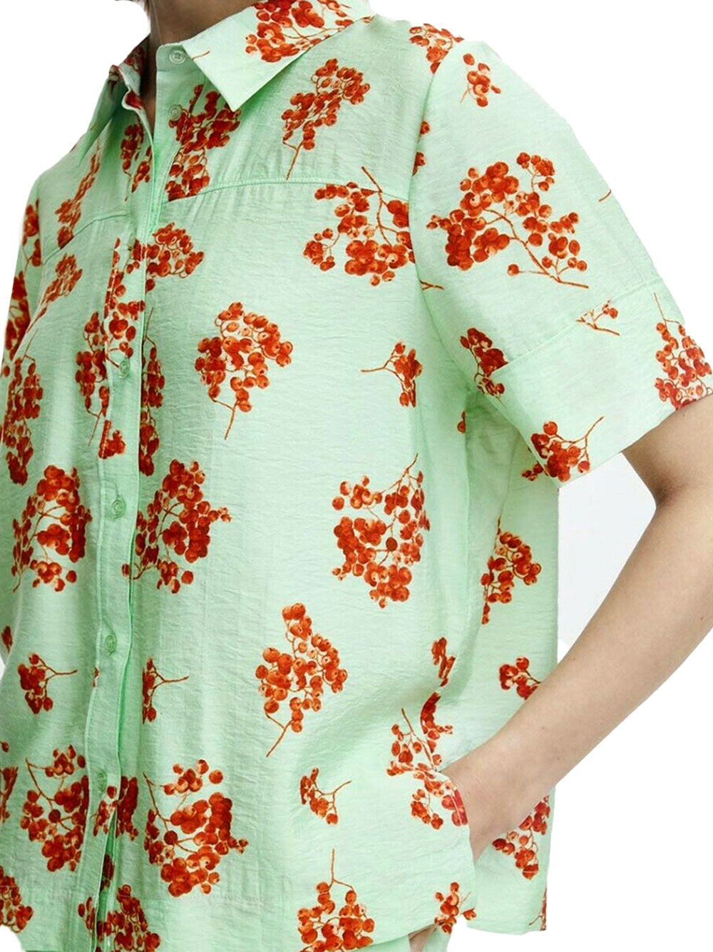 Camicia Casual Ichi da Donna - Verde