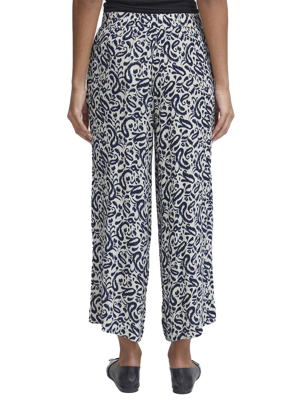 Pantalone Straight Ichi da Donna - Blu