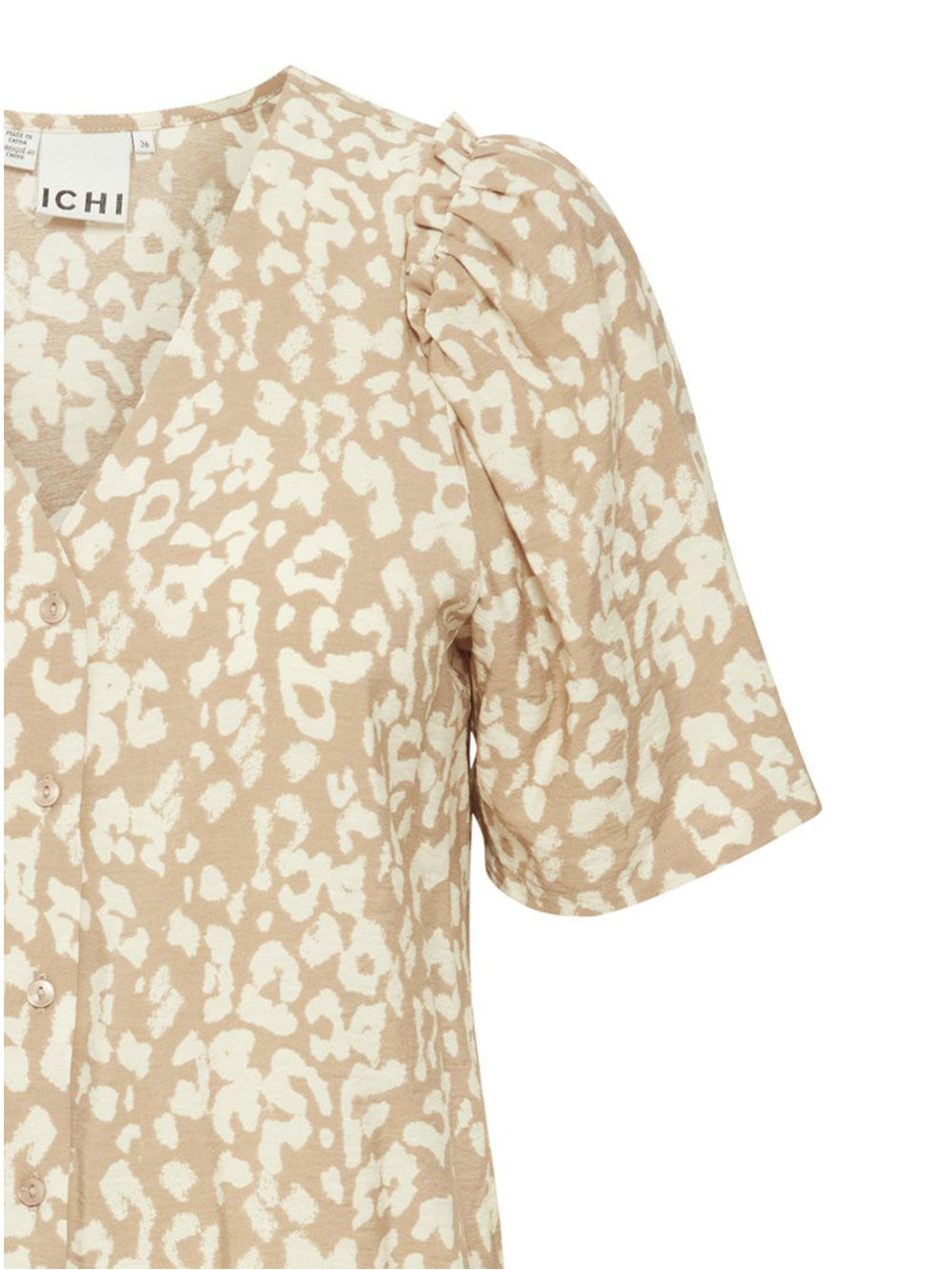 Camicia Casual Ichi da Donna - Beige