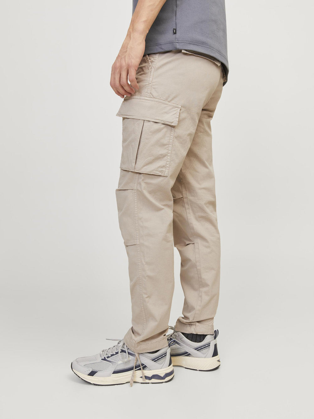 Pantalone Cargo Jack e Jones da Uomo - Beige