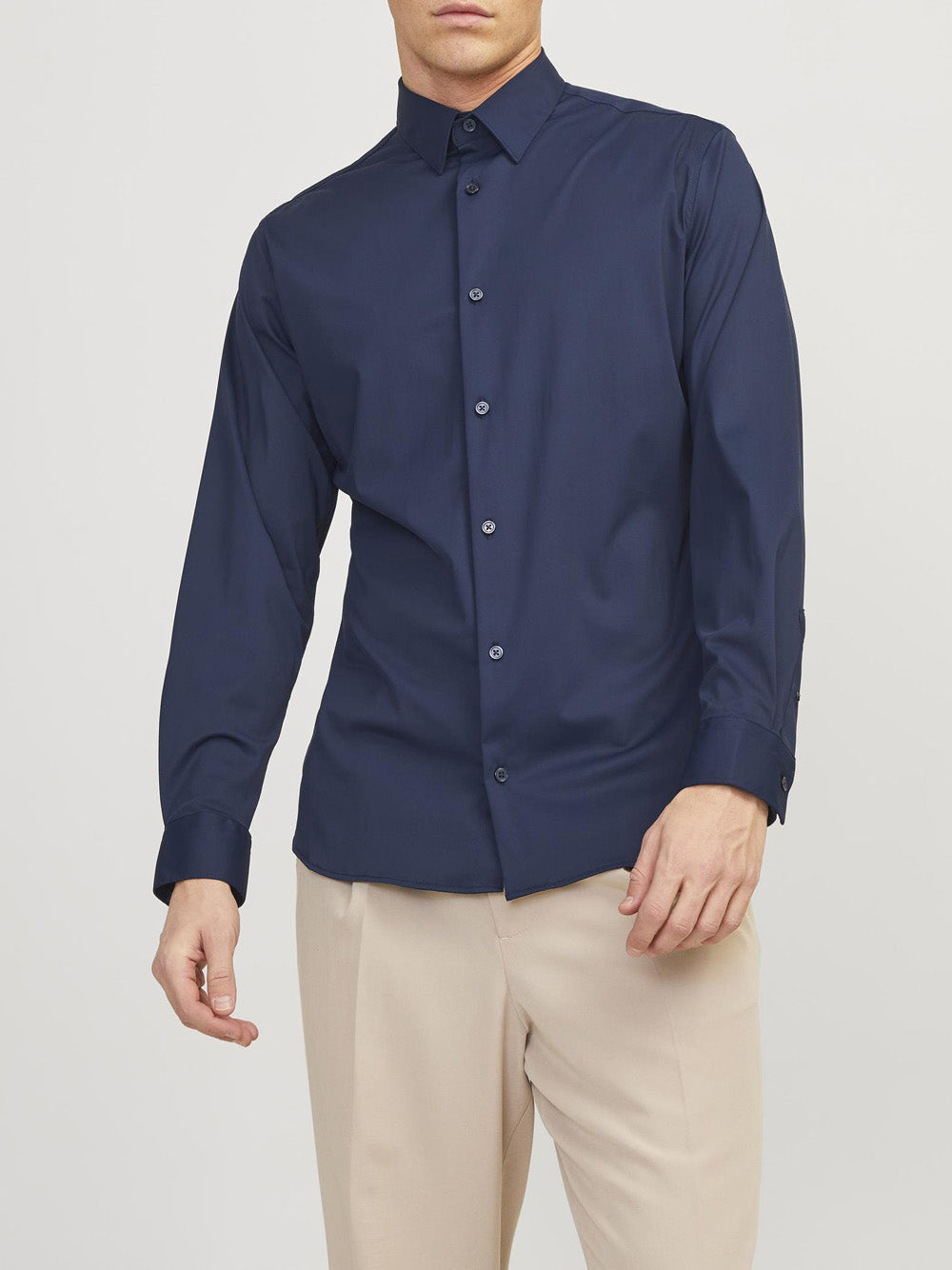 Camicia Classica Jack e Jones da Uomo - Blu