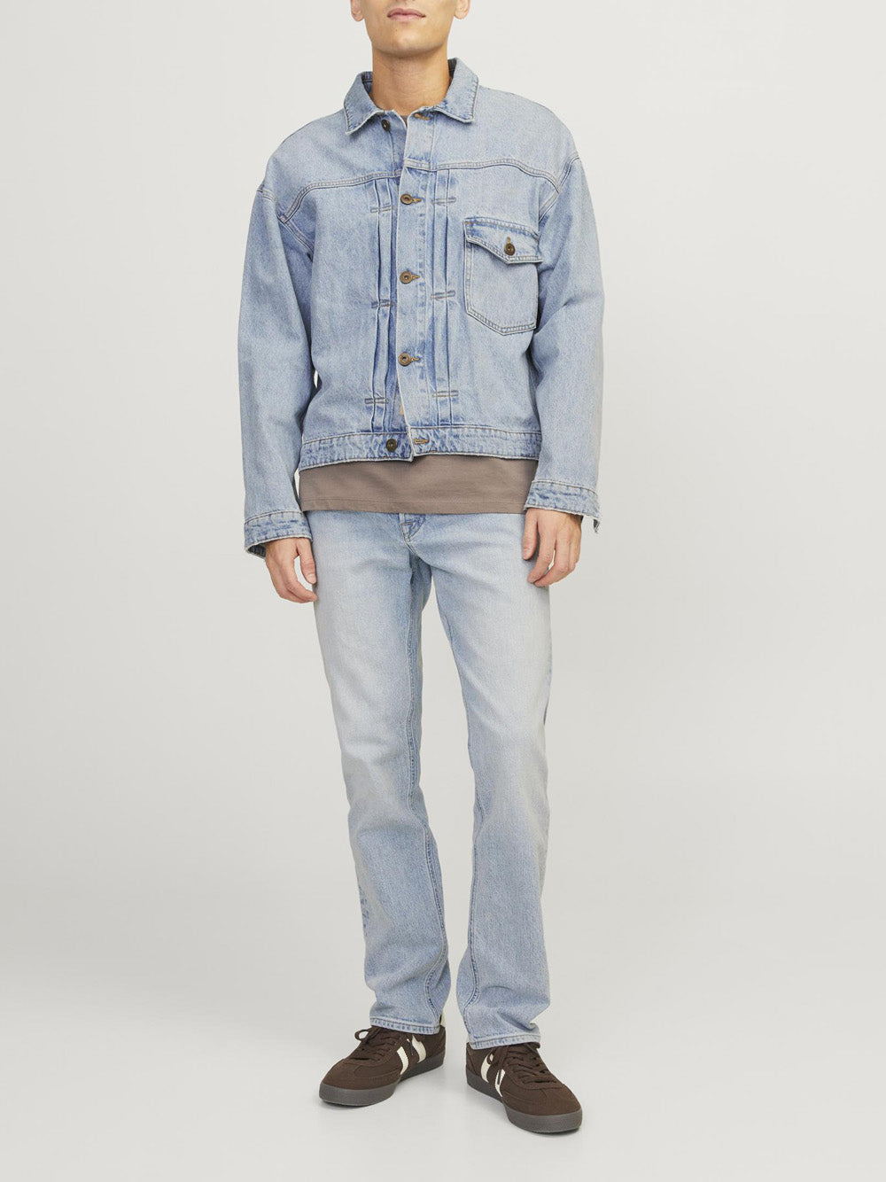 Jeans Regular Jack e Jones da Uomo - Denim