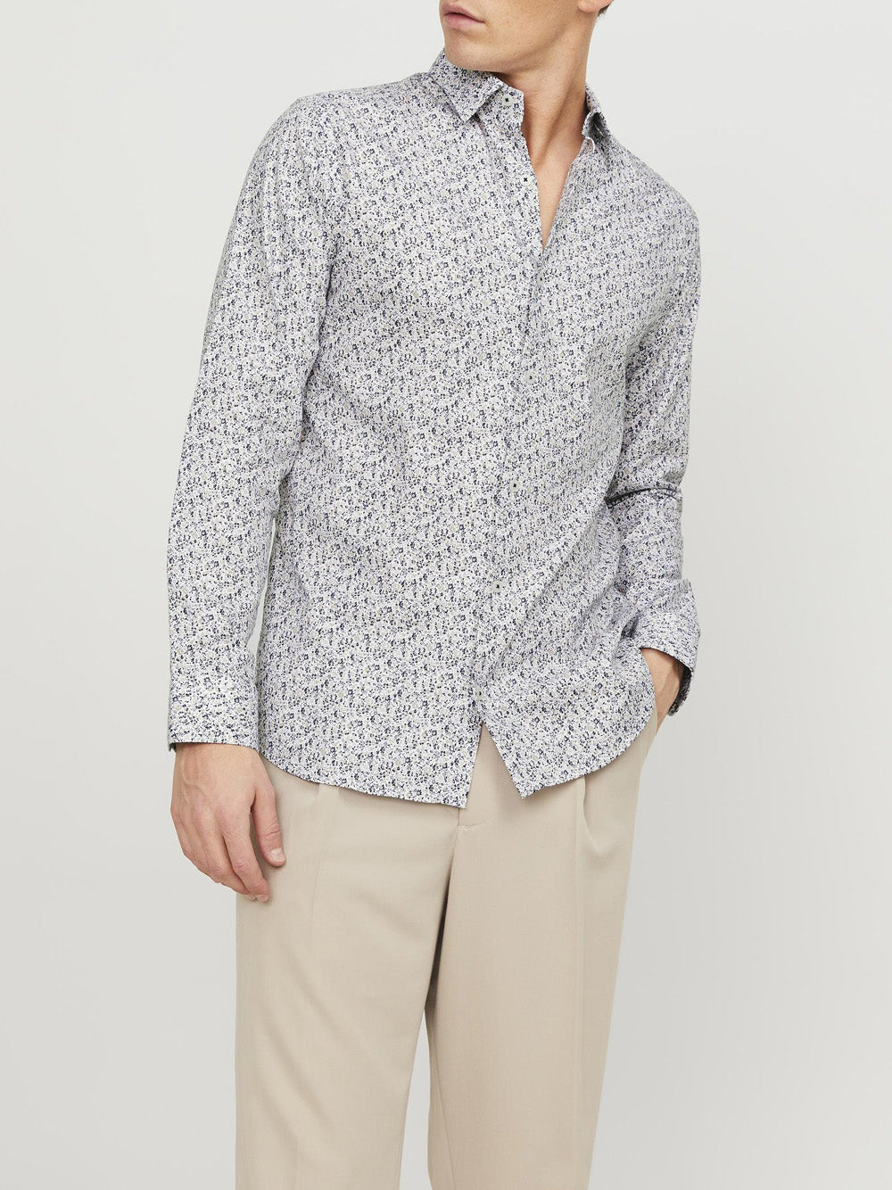 Camicia Fantasia Jack e Jones da Uomo - Floreale Multicolore