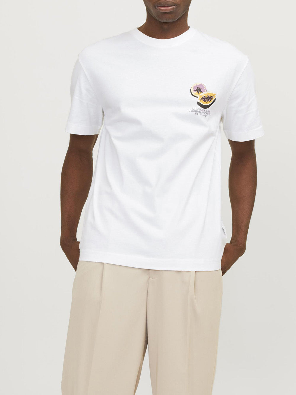 T-shirt Jack e Jones da Uomo - Bianco