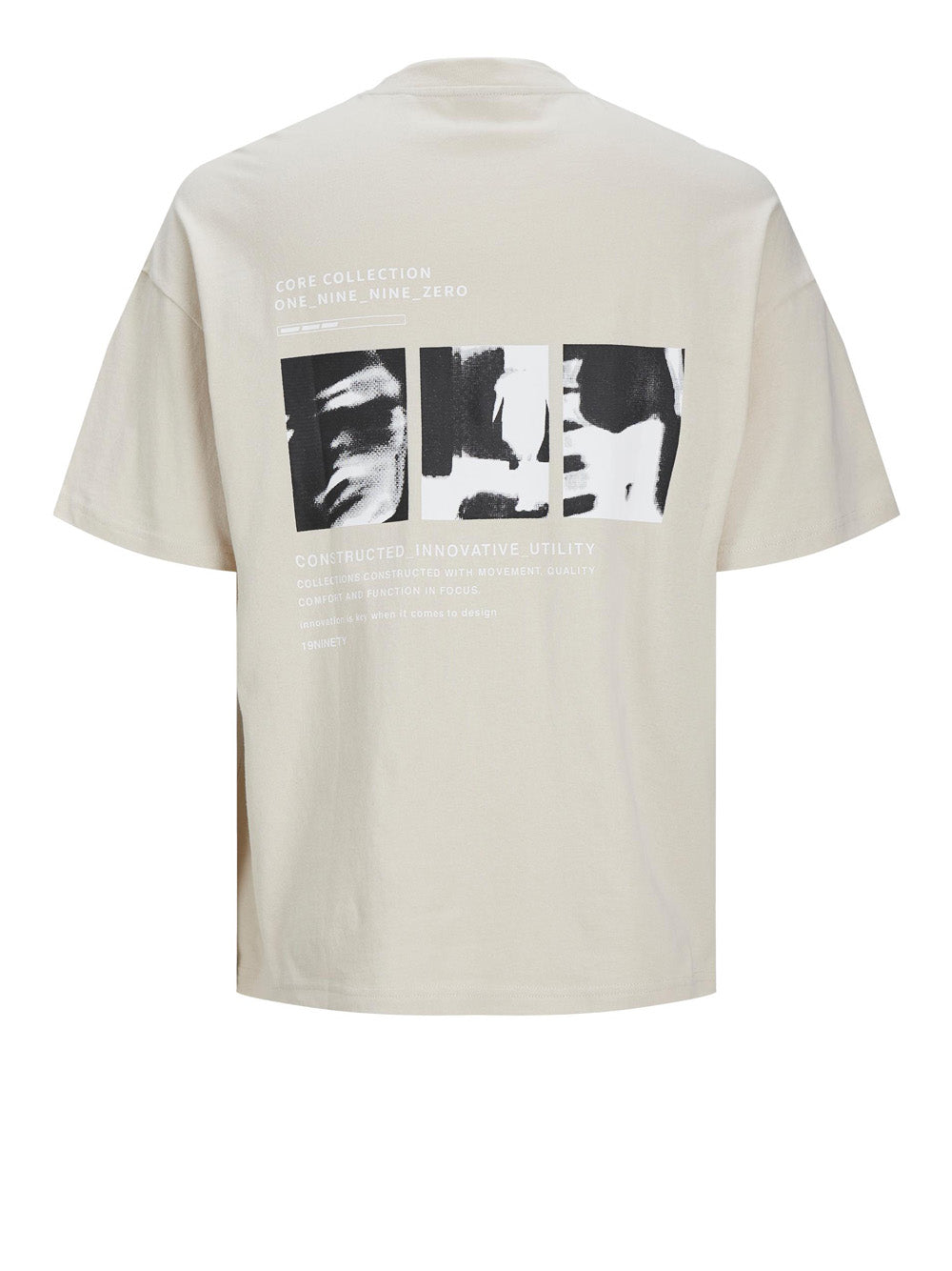 T-shirt Jack e Jones da Uomo - Avorio