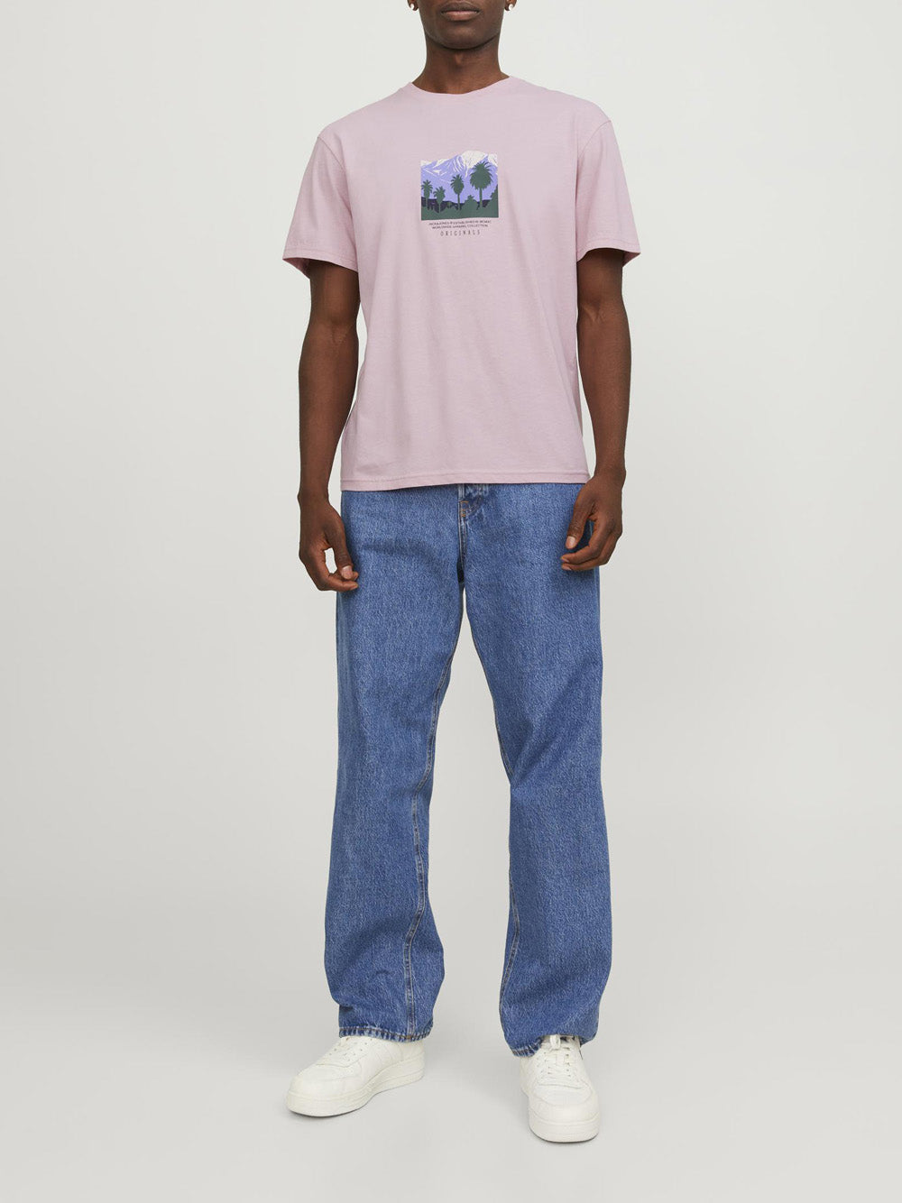 T-shirt Jack e Jones da Uomo - Rosa