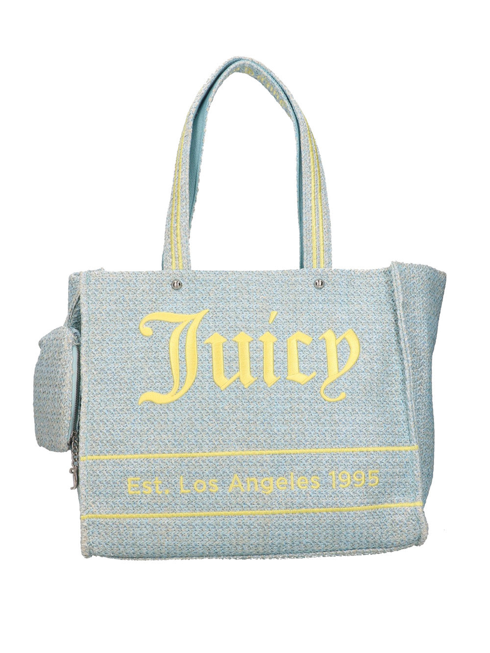 Borsa Shopper Juicy Couture Iris Beach Strip da Donna - Blu