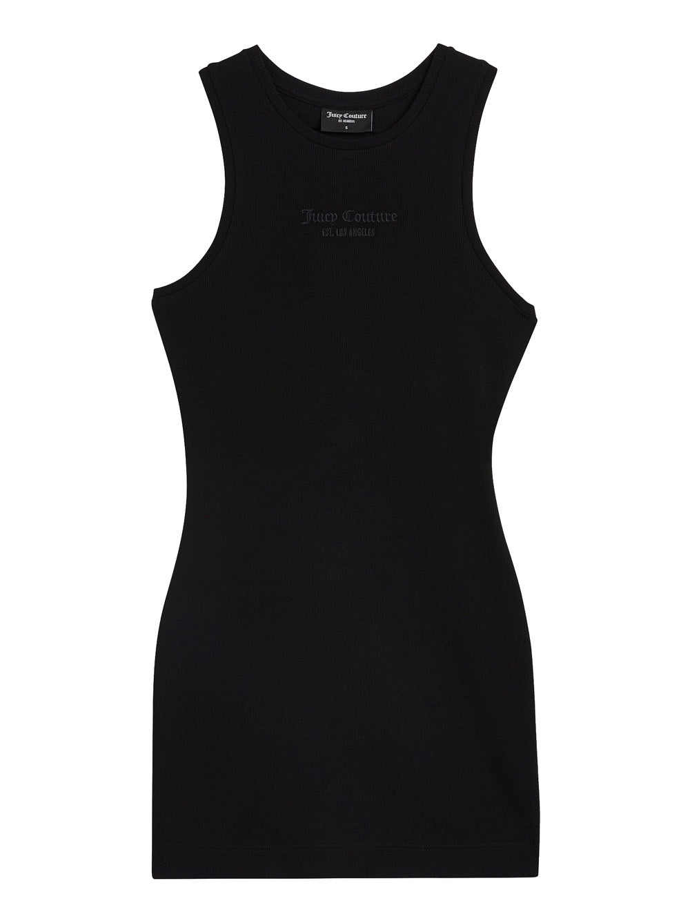 Vestito Mini Juicy Couture Bentley Rib Jersey da Donna - Nero