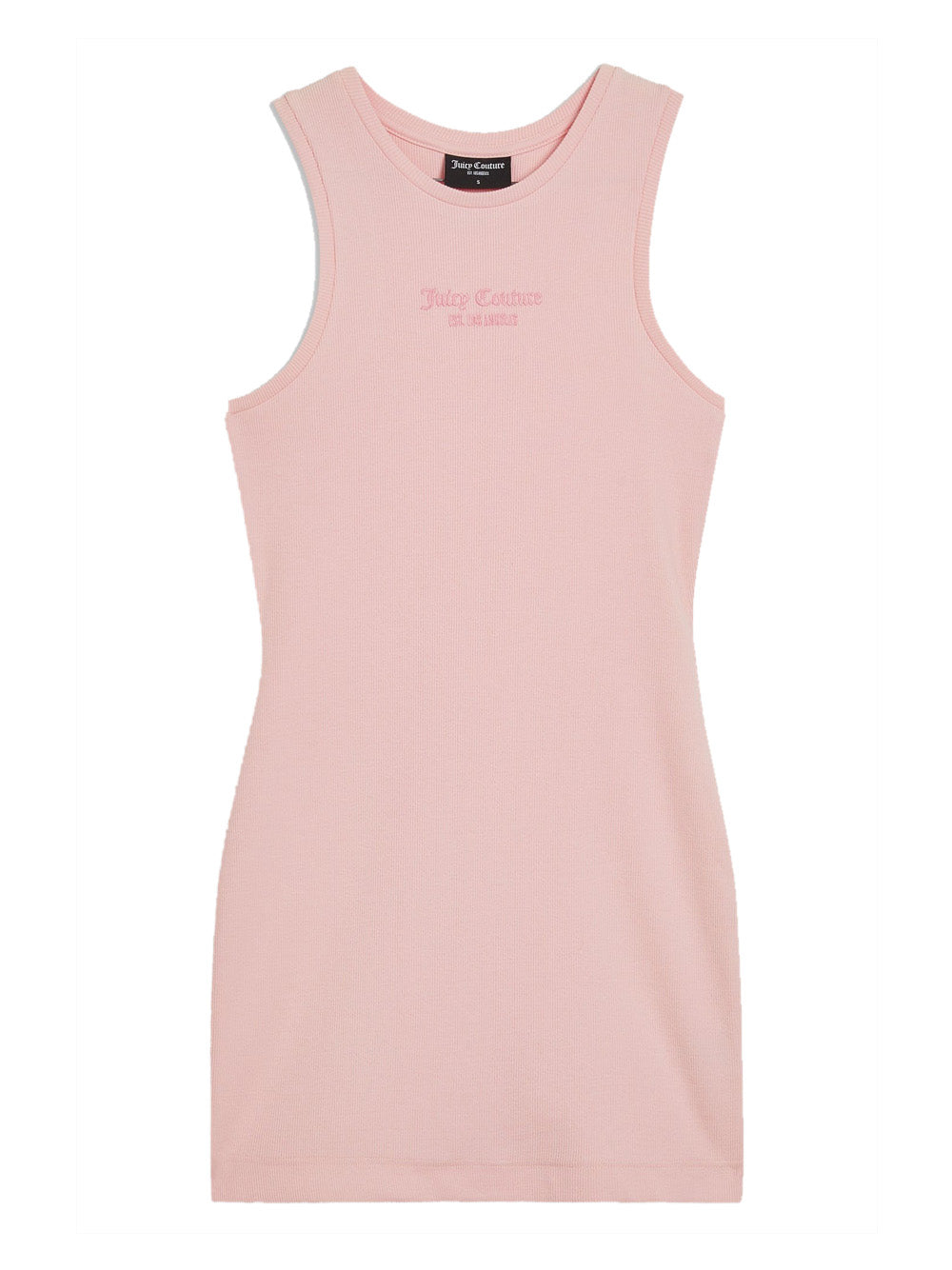 Vestito Mini Juicy Couture Bentley Rib Jersey da Donna - Rosa