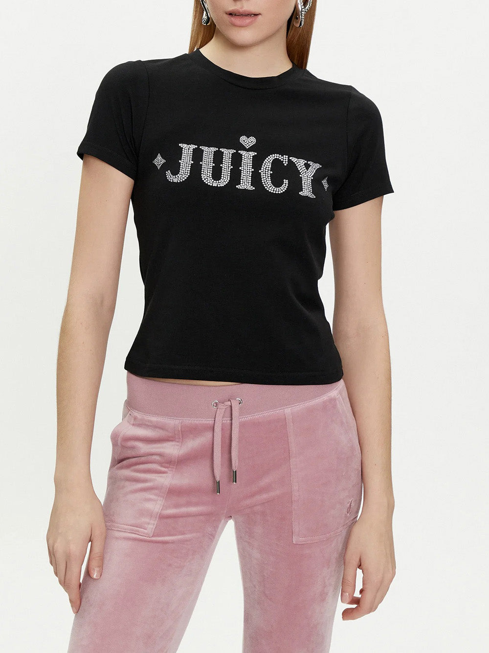 T-shirt Juicy Couture Ryder Rodeo da Donna - Nero