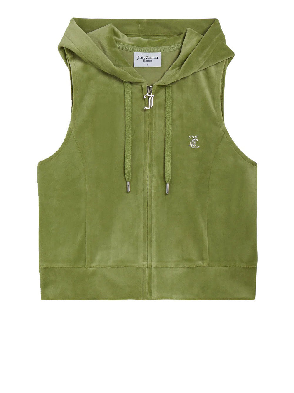 Gilet Juicy Couture Velour da Donna - Verde