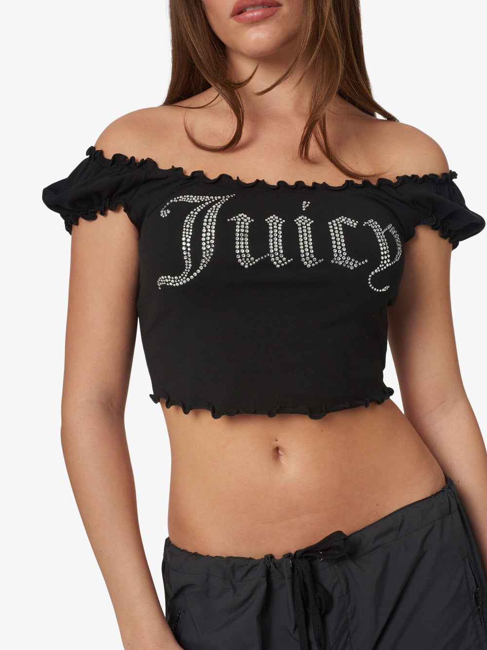 Top Juicy Couture Brodie da Donna - Nero