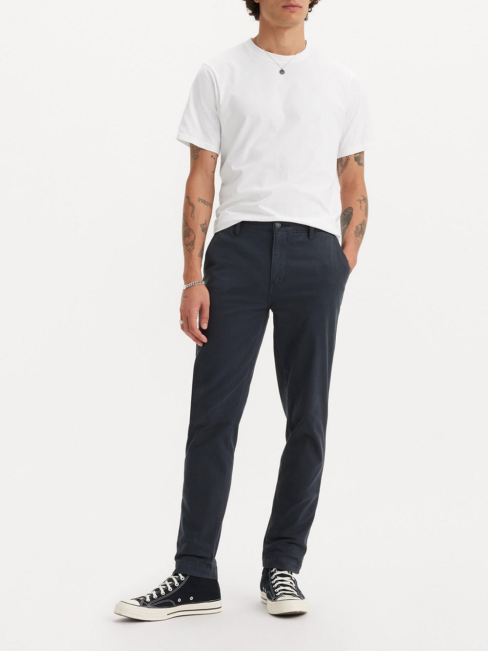 Pantalone Chino Levis London Fog da Uomo - Blu