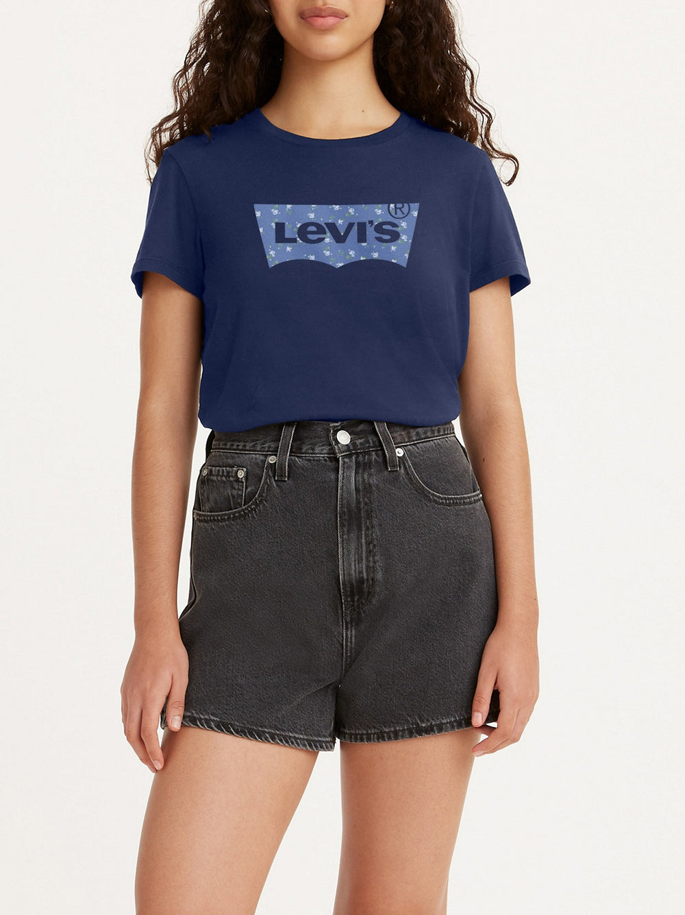 T-shirt Levis The Perfect Tee Bw da Donna - Blu