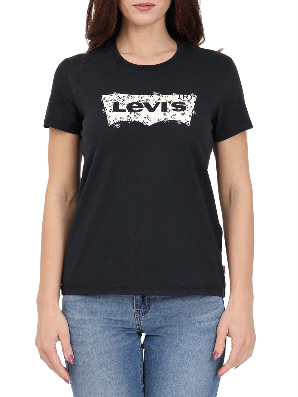 T-shirt Levis The Perfect Tee Bw da Donna - Nero