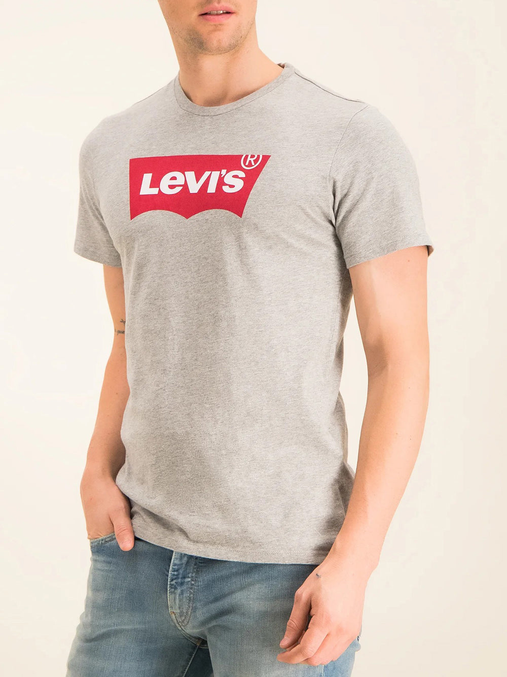 T-shirt Levis Graphic Set-In da Uomo - Grigio