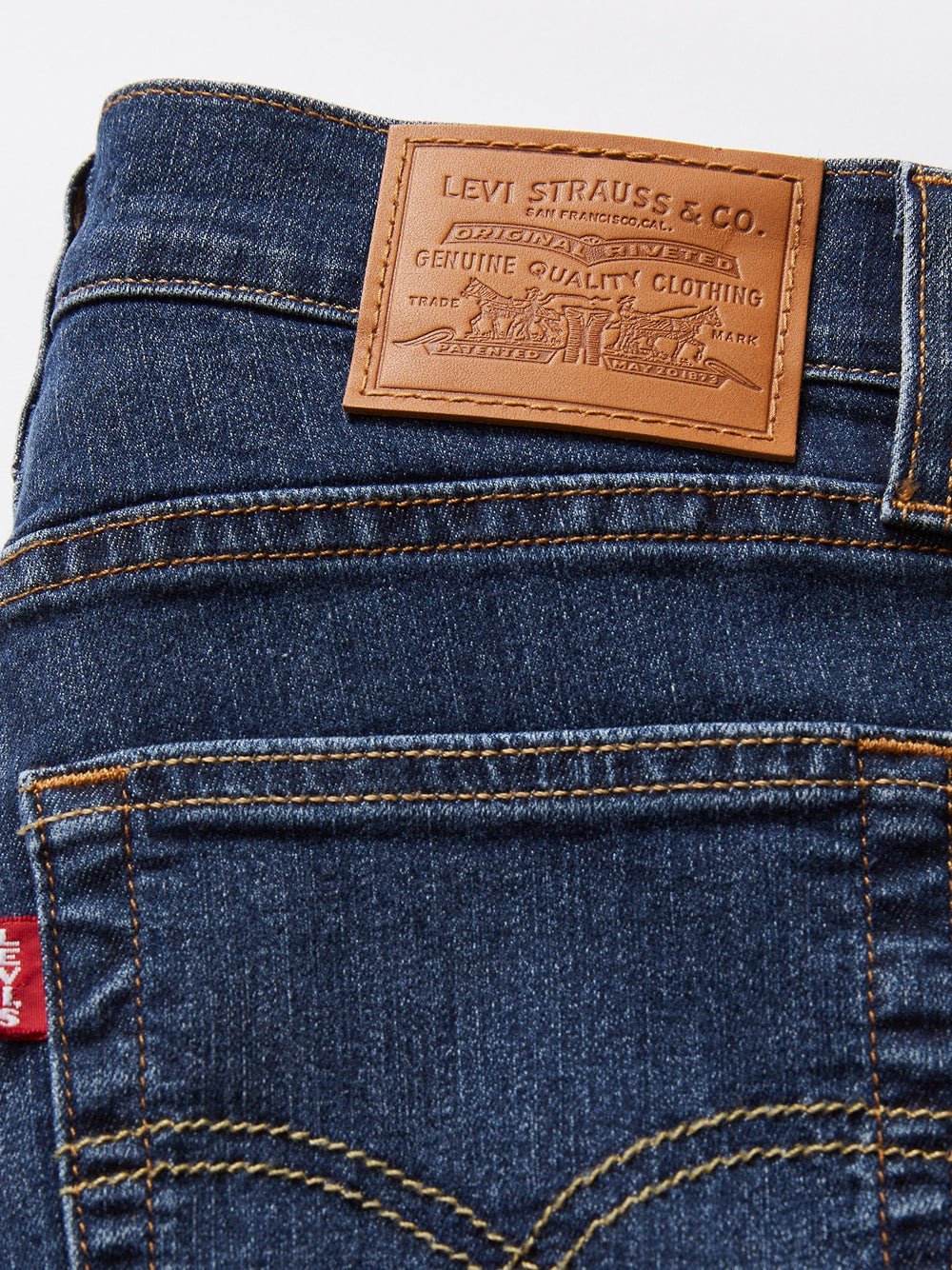 Jeans Straight Levis 724 High Rise da Donna - Denim