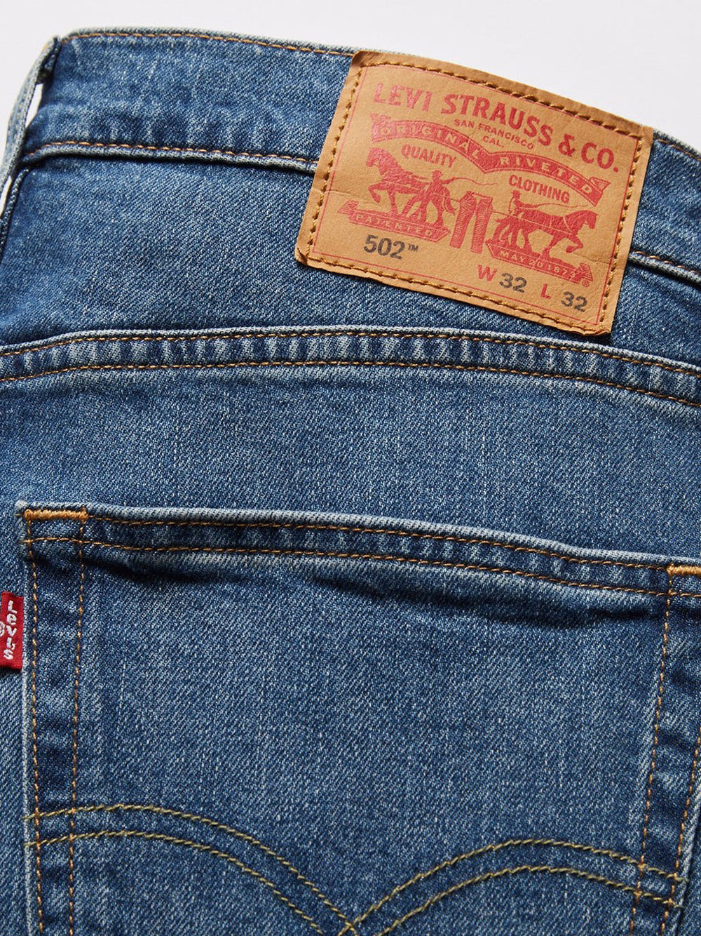 Jeans Tapered Levis 502 da Uomo - Denim