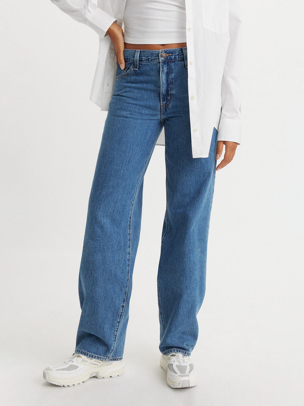 Jeans Wide Levis da Donna - Denim