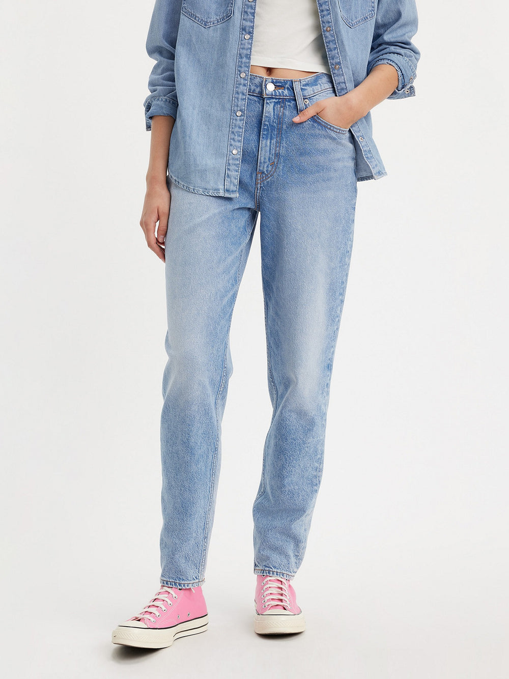 Jeans Mom Levis 80S da Donna - Denim