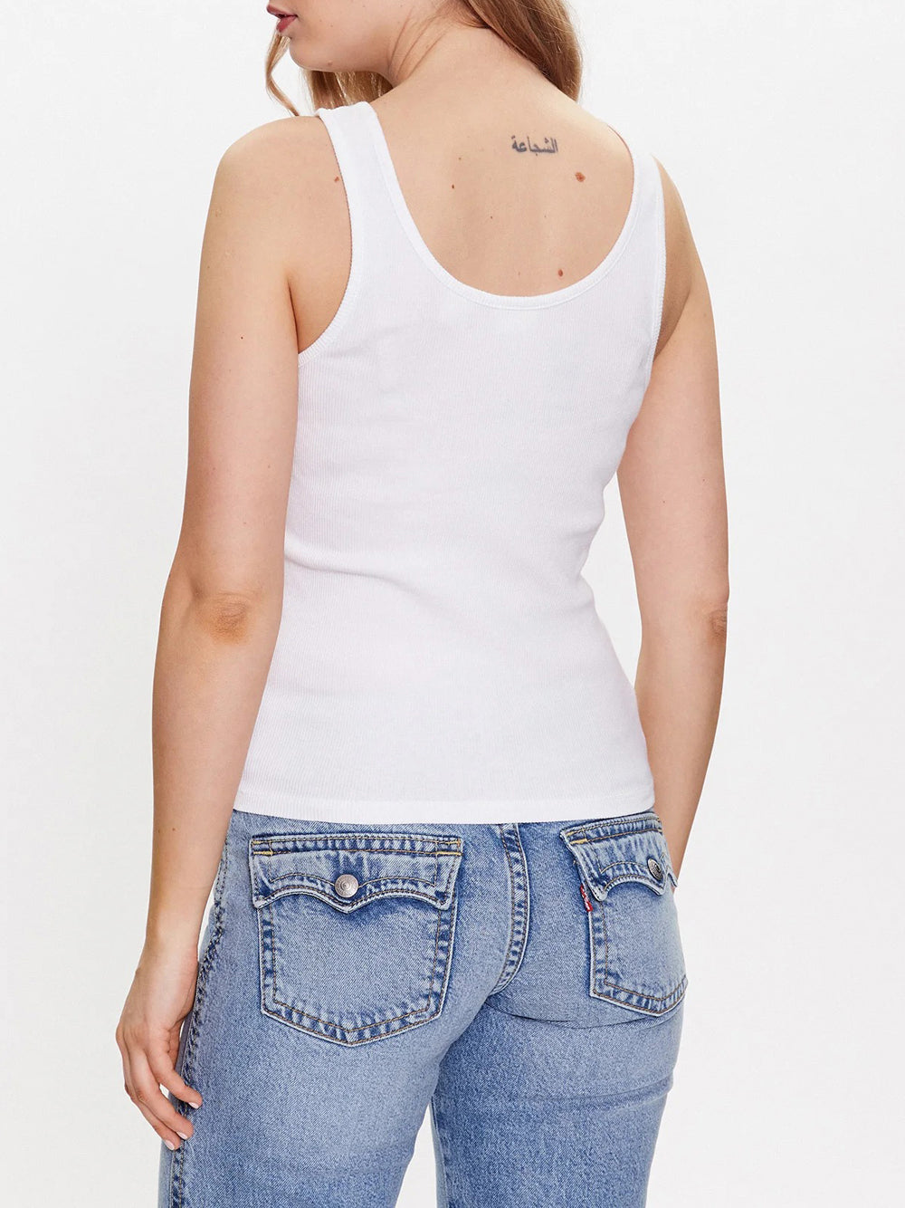 Canotta Levis Essential Rib da Donna - Bianco