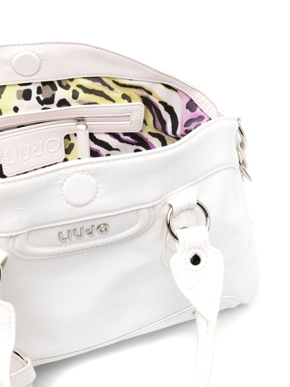 Borsa a Mano Liu Jo Ecs M Satchel da Donna - Bianco