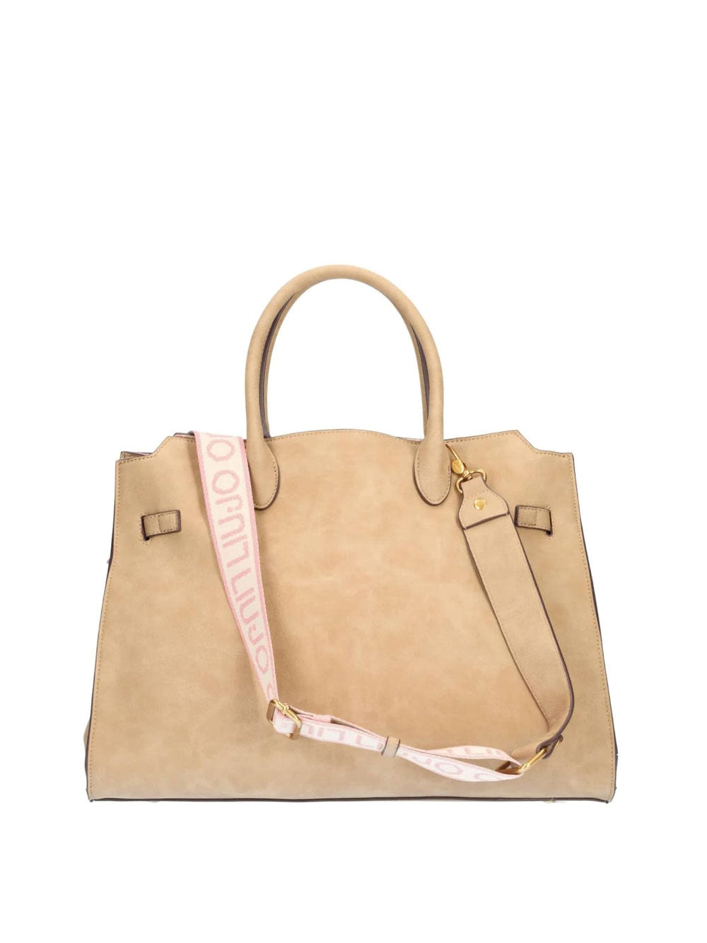 Borsa a Mano Liu Jo L Satchel da Donna - Beige