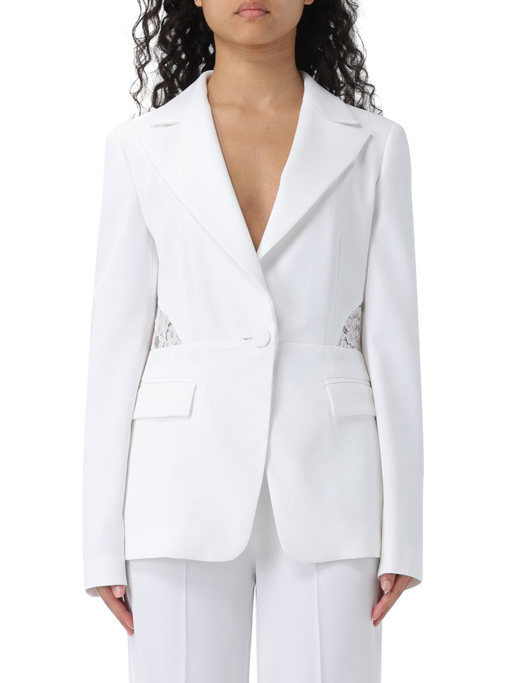 Blazer Liu Jo Cut-Out da Donna - Bianco