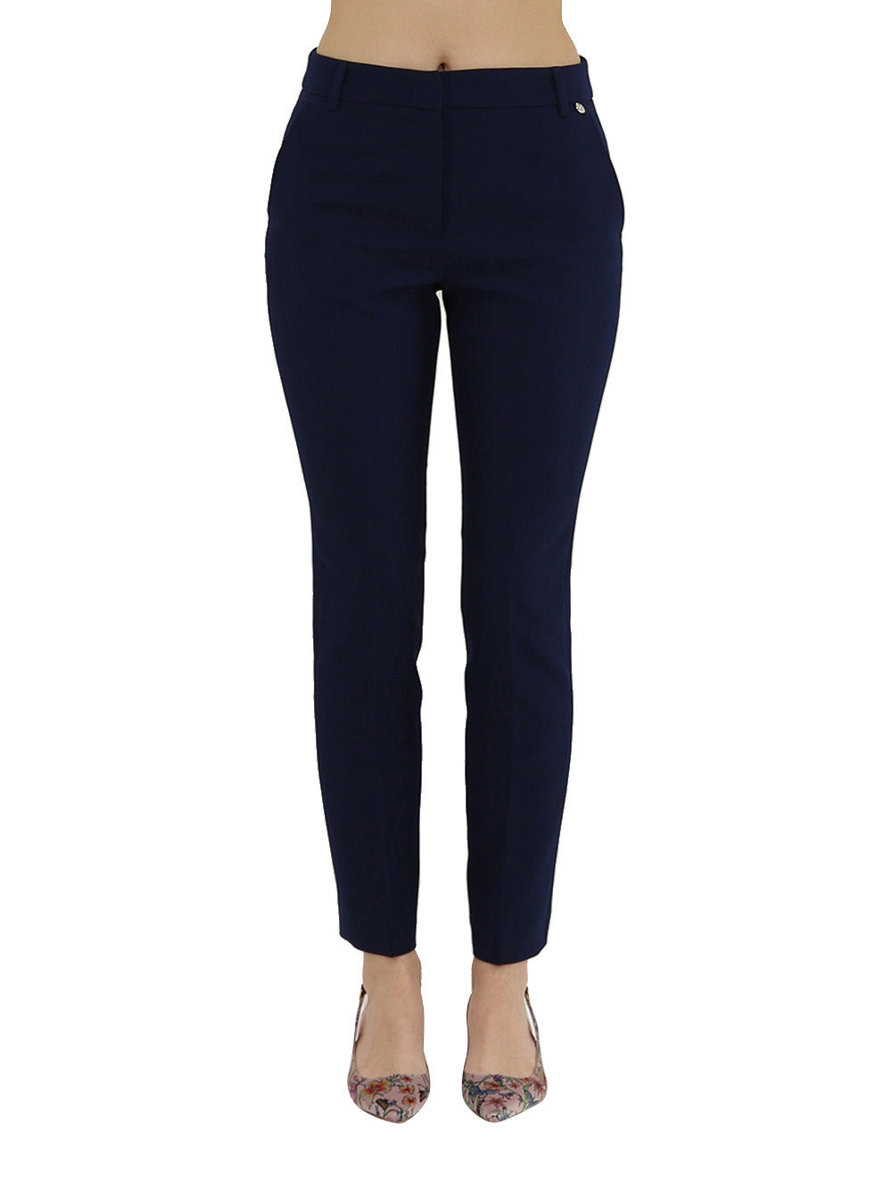 Pantalone Chino Liu Jo Cigarette da Donna - Blu