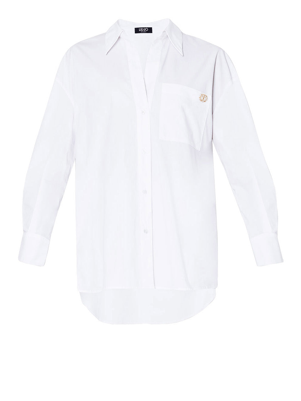 Camicia Casual Liu Jo Over da Donna - Bianco