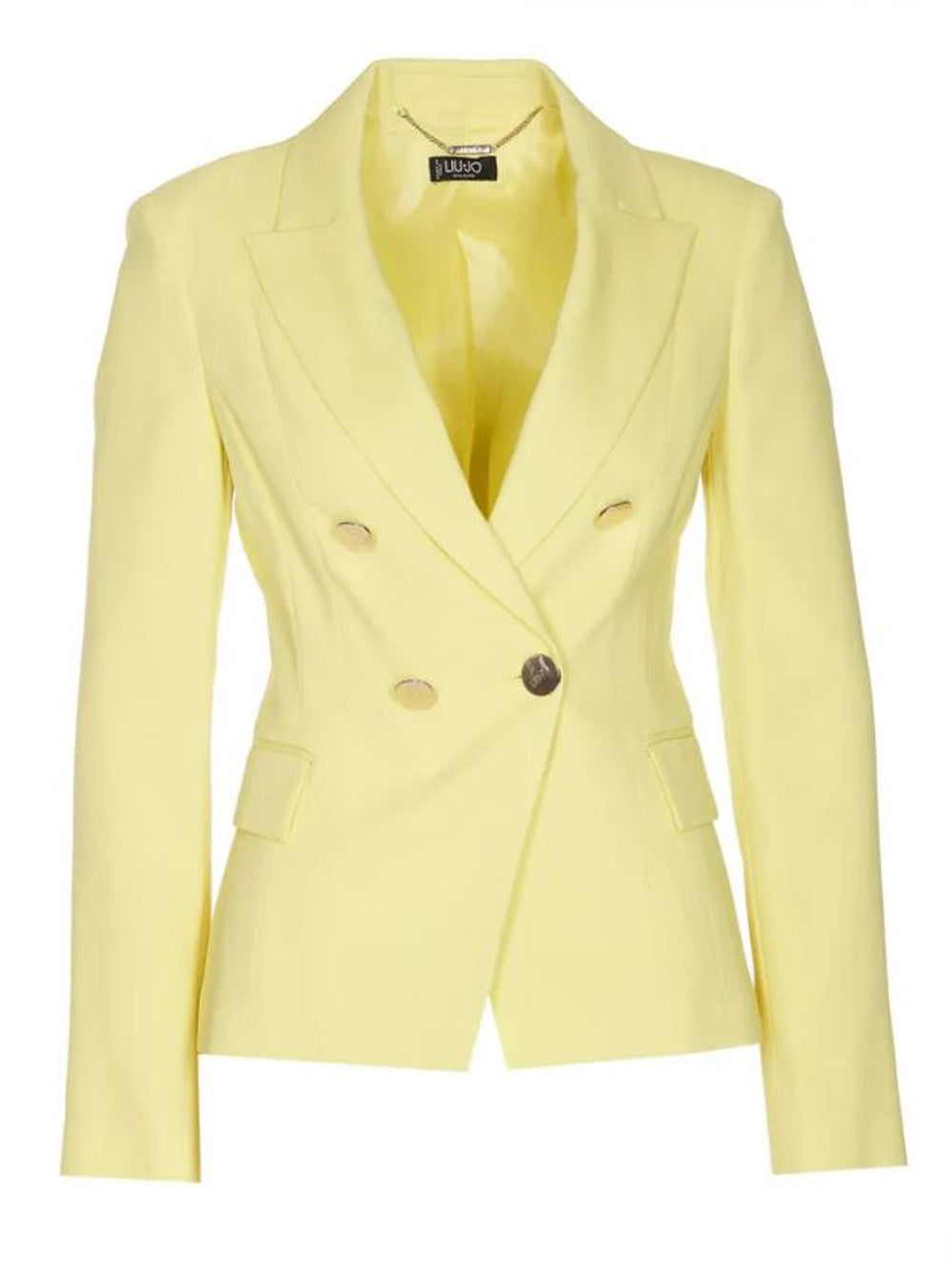 Blazer Liu Jo Slim Fit da Donna - Giallo