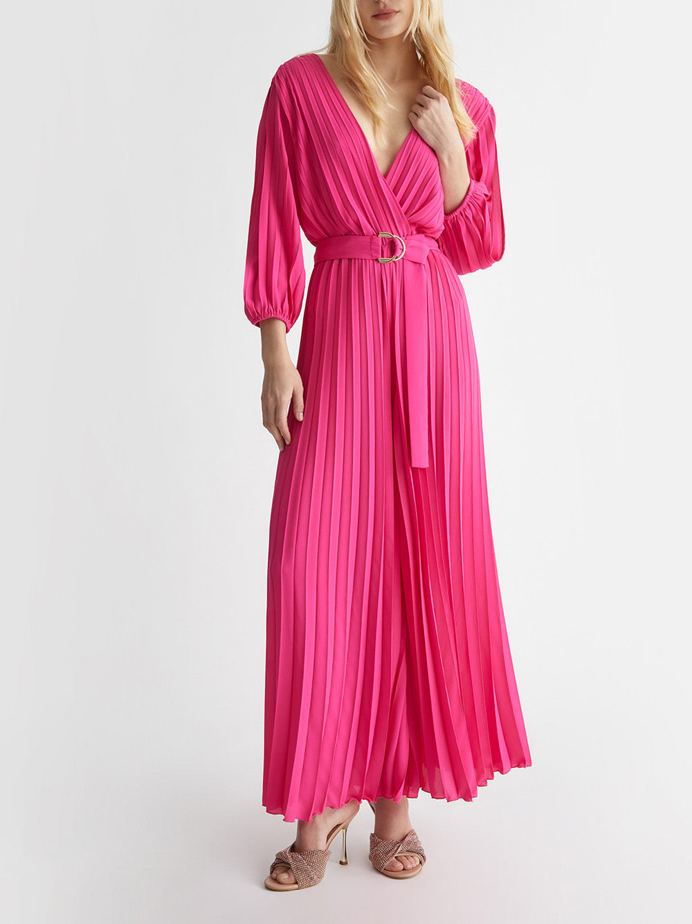 Jumpsuit Liu Jo Plissè da Donna - Fuxia Fucsia