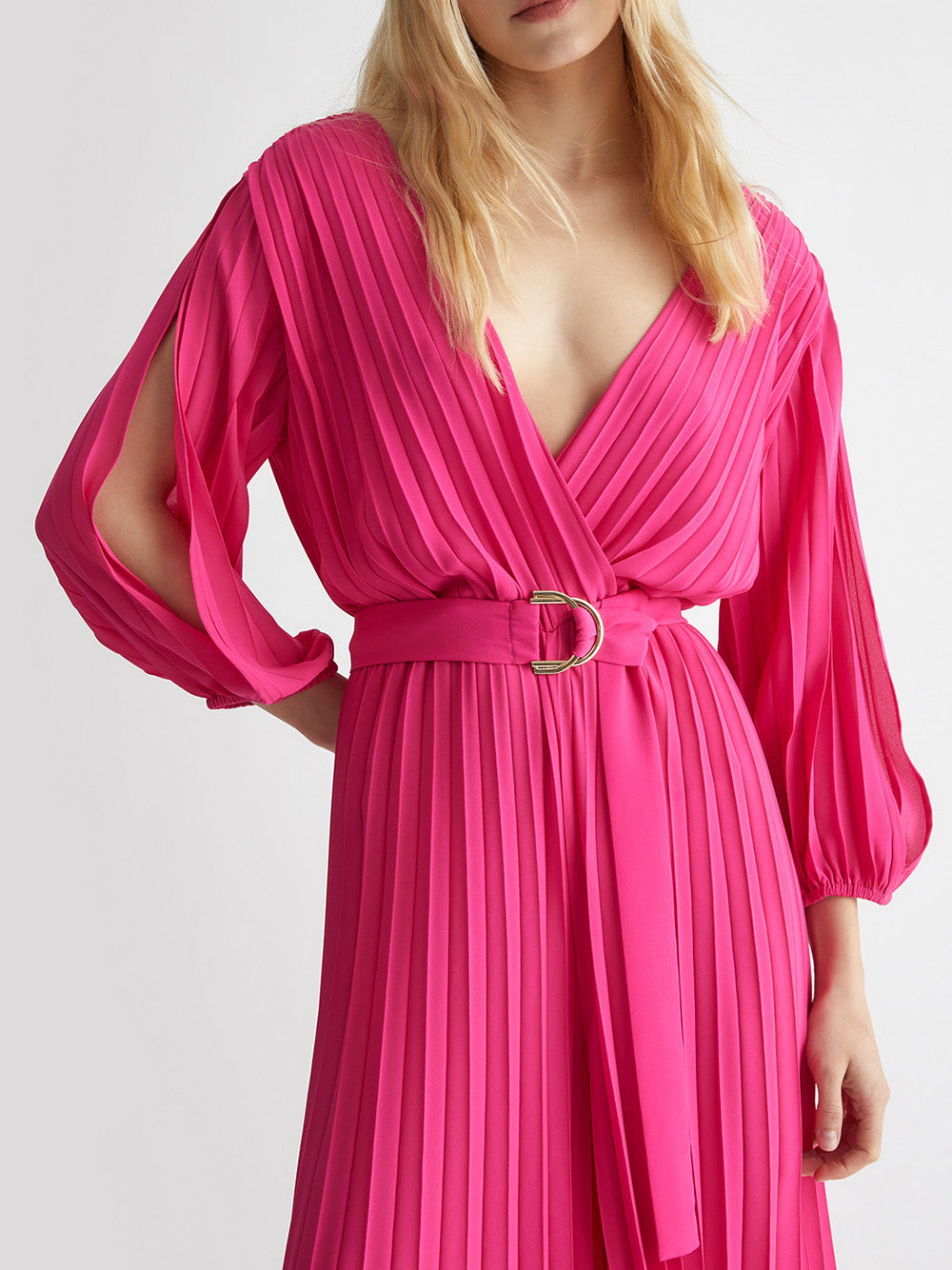 Jumpsuit Liu Jo Plissè da Donna - Fuxia Fucsia