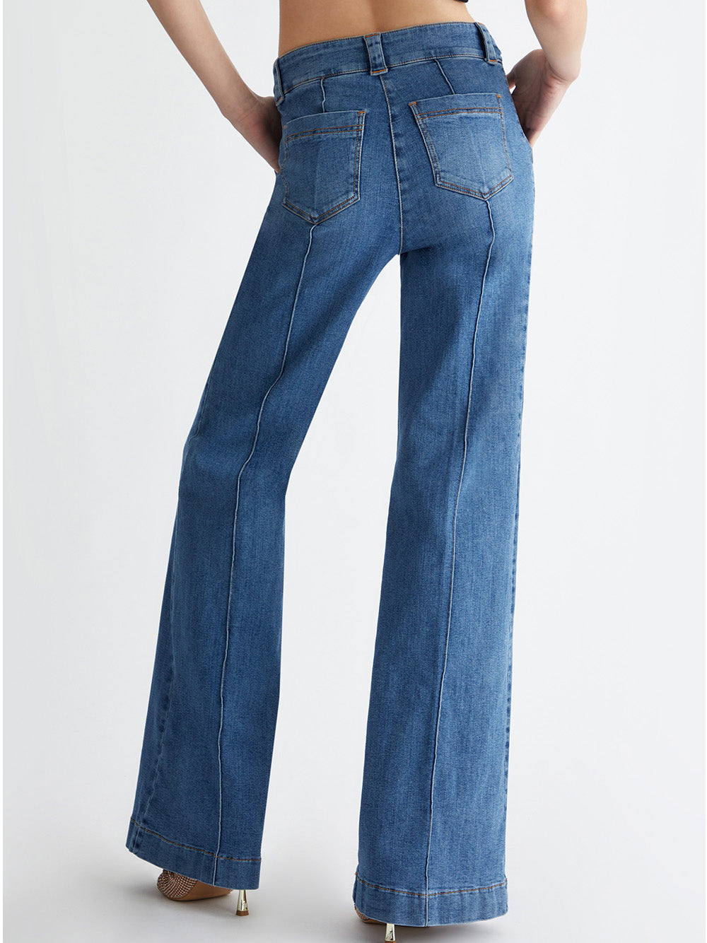 Jeans a Palazzo Liu Jo da Donna - Denim