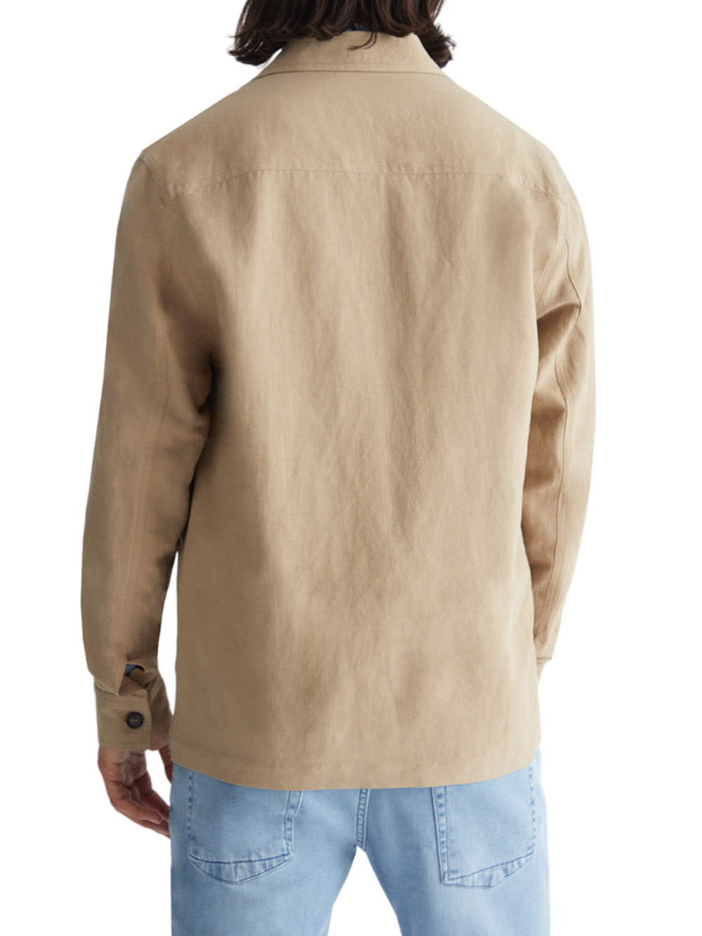 Giubbino Liu Jo Overshirt Workerlino da Uomo - Beige